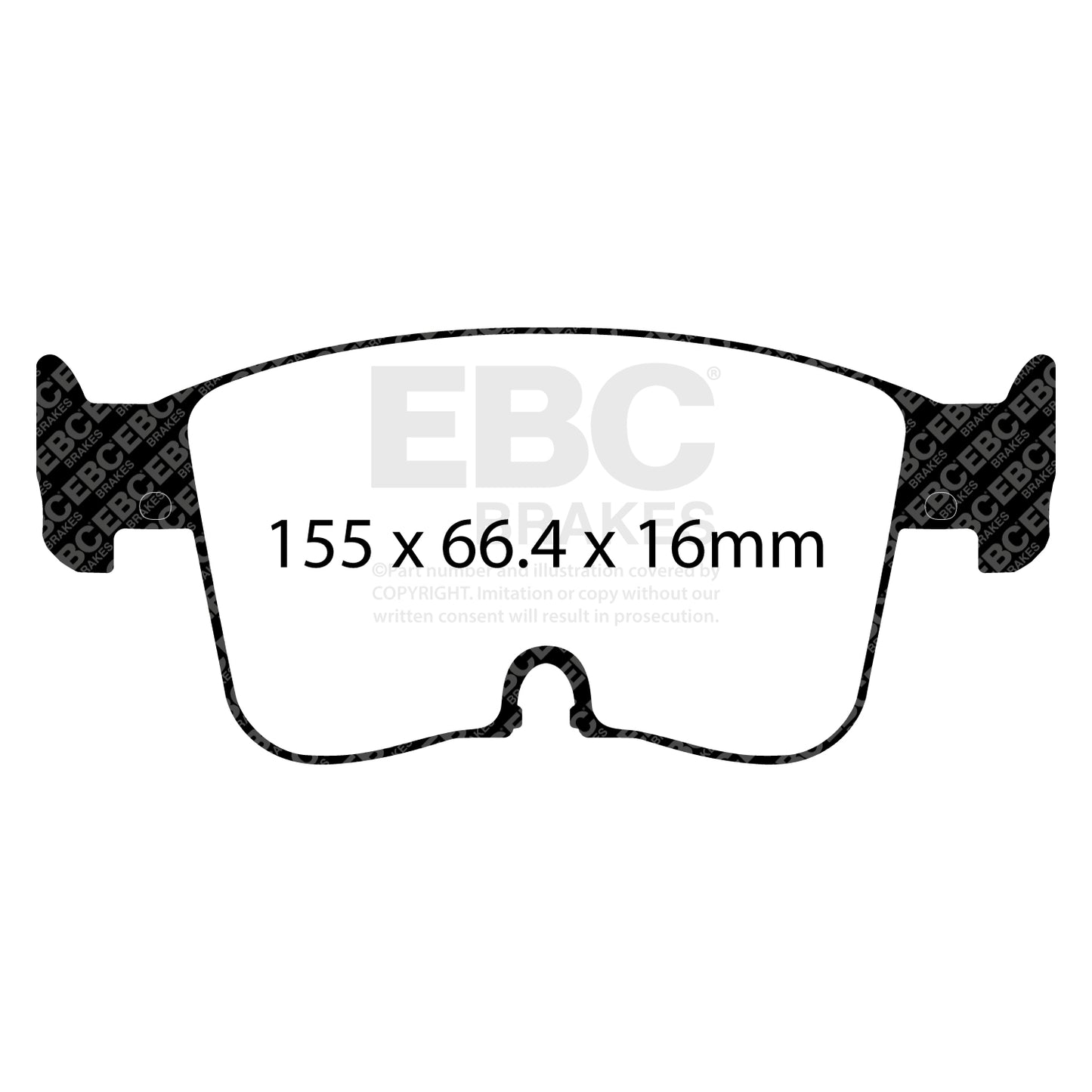 EBC Ultimax Brake Pad OE Replacement Set (DPX2479)