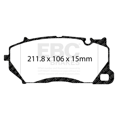 EBC YellowStuff Fast Road & Track Day Brake Pads (DP42492R)