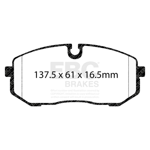 EBC Bluestuff Brake Pad 5000 Series TrackDay Set (DP52500NDX)