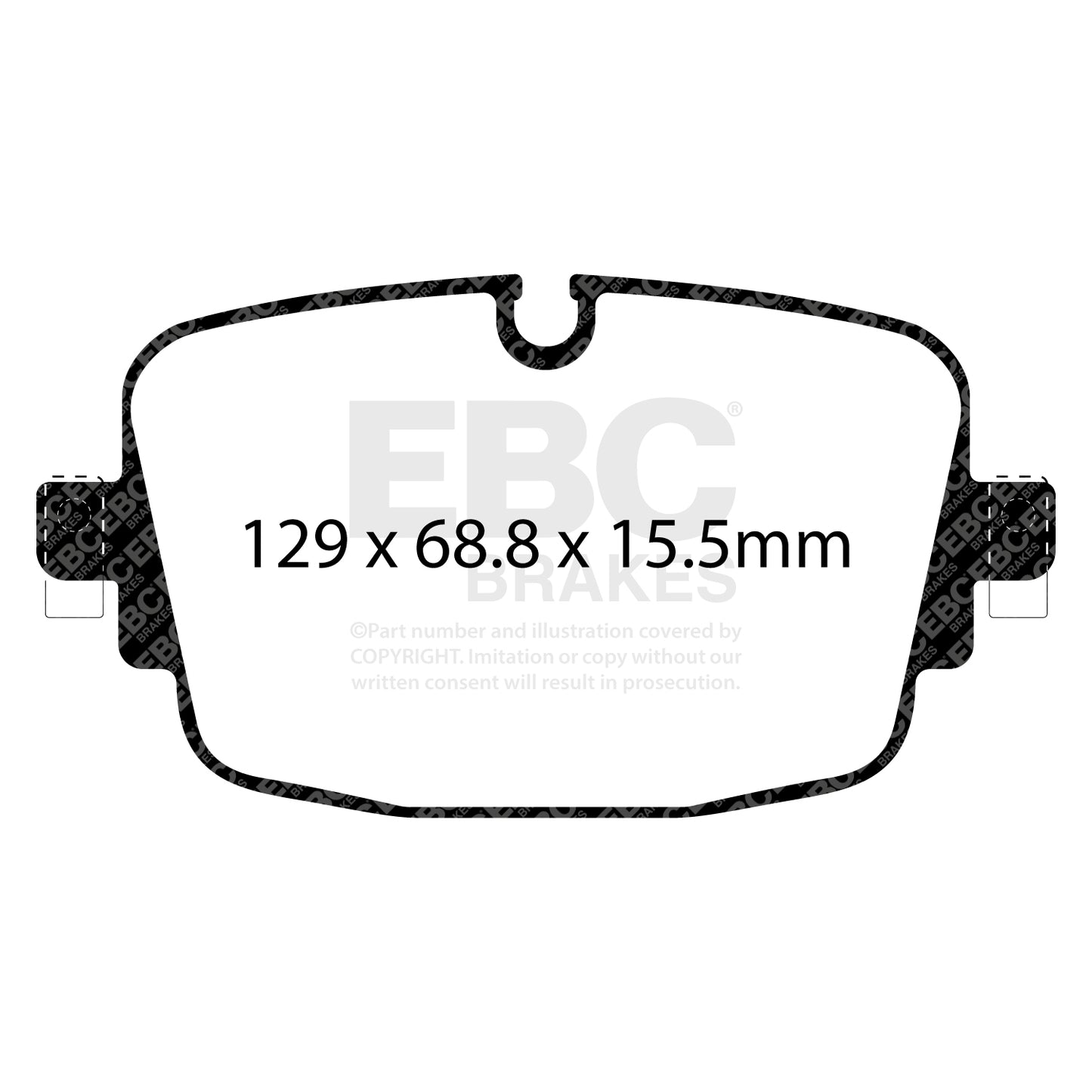 EBC Yellowstuff Brake Pad 4000 Series Sport Set (DP42516R)