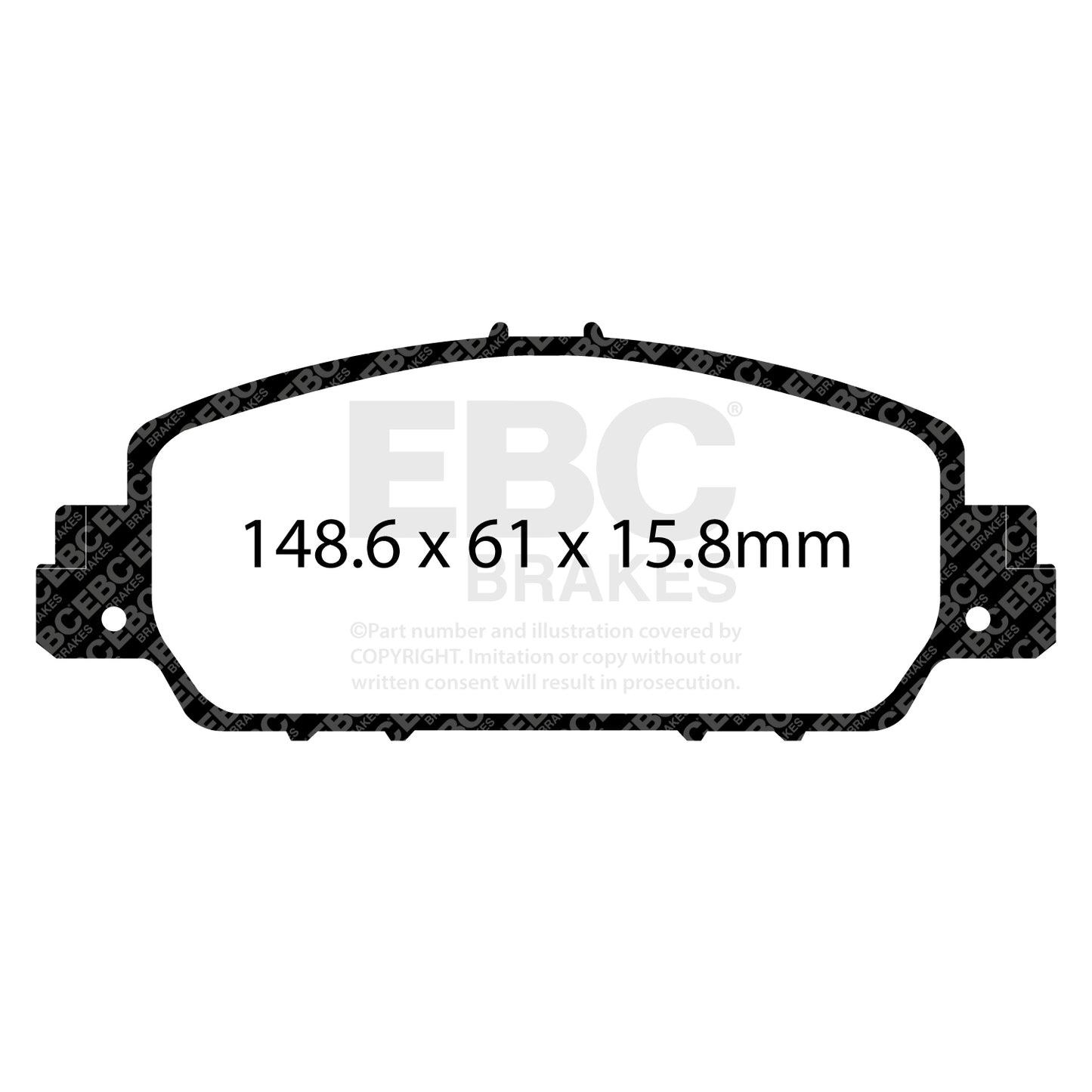 EBC Greenstuff 2000 Series Sport Brake Pad Set (DP23014)