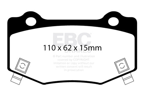 EBC Racing Brake Pads - (DP83023RPX) Rear