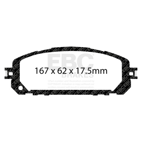 EBC Brakes Pad and Disc Kit (PDKF2441)