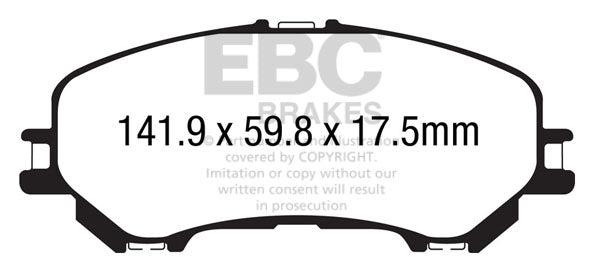 EBC Brakes Pad and Disc Full vehicle Kit (PD40K2491)
