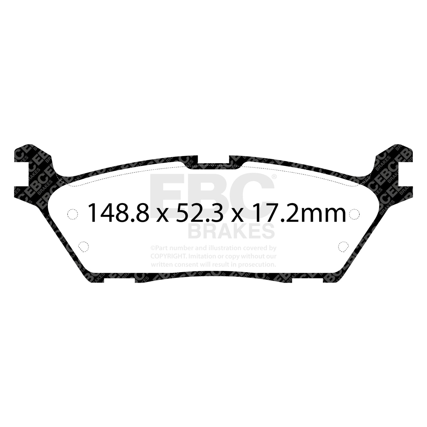EBC Ultimax OE Replacement Brake Pad Set (DPX3037)