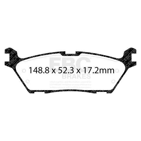 EBC Ultimax OE Replacement Brake Pad Set (DPX3037)