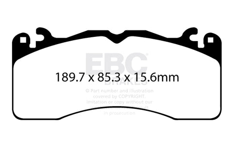 EBC Brakes RP1 Racing Pad (DP83040RP1) Front