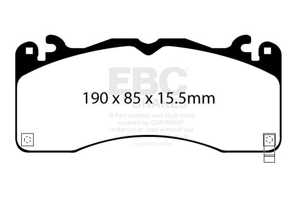 EBC Full Race RP1 Pad & 2pc Disc Kit - (P2DK041RP1) Front