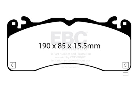 EBC Full Race RP1 Pad & 2pc Disc Kit - (P2DK041RP1) Front