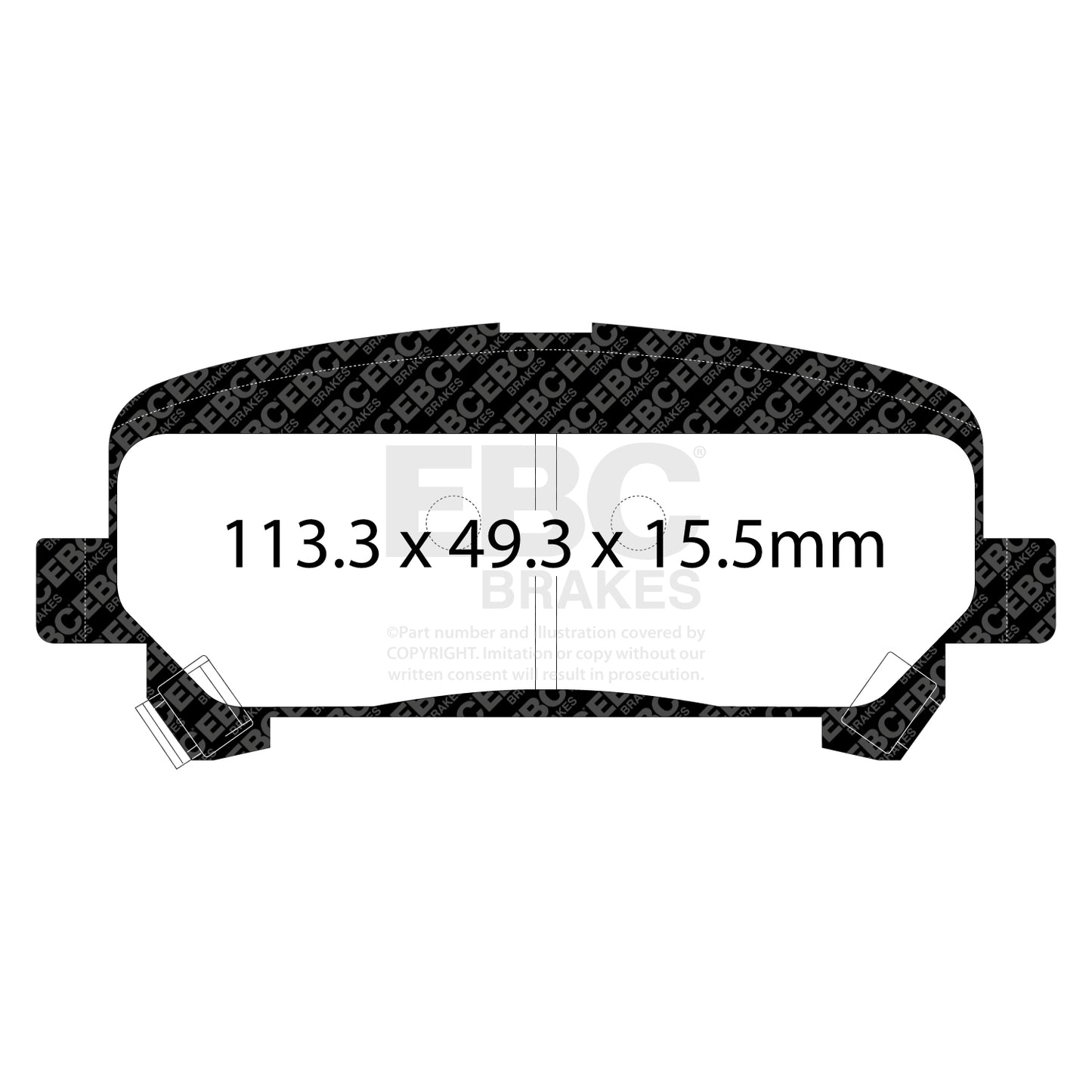 EBC Ultimax OE Replacement Brake Pad Set (DPX3045)
