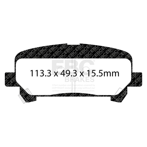 EBC Ultimax OE Replacement Brake Pad Set (DPX3045)