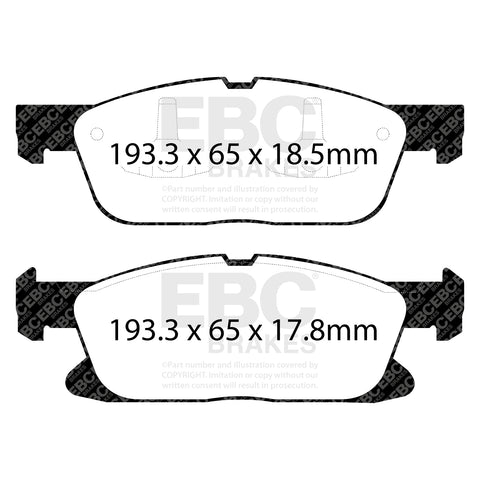 EBC Brakes Pad and Disc Full vehicle Kit (PD40K2497)
