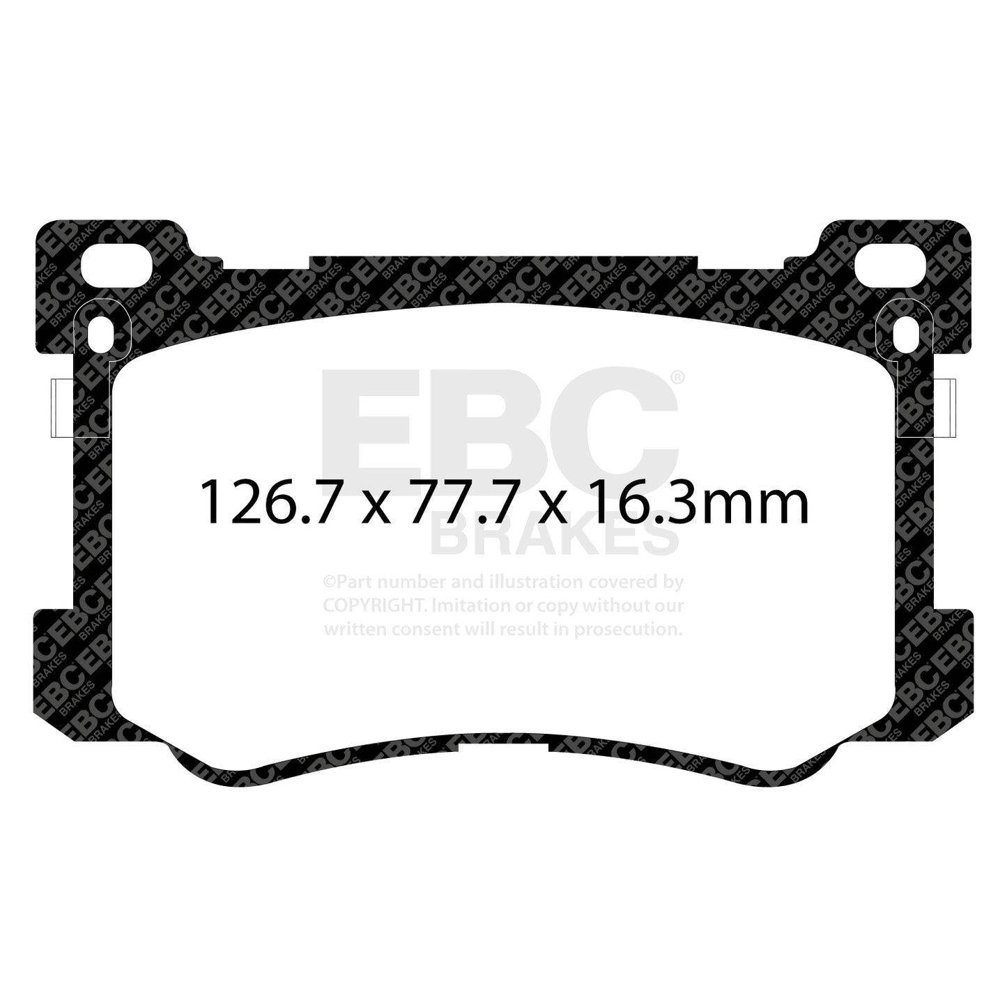 EBC Redstuff 3000 Series Sport Brake Pad Set (DP33048C)