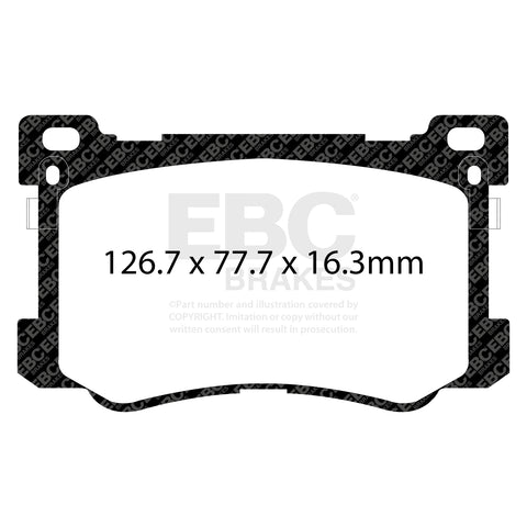 EBC Redstuff 3000 Series Sport Brake Pad Set (DP33048C)