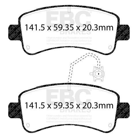 EBC Brakes Pad and Disc Kit (PDKR1116)