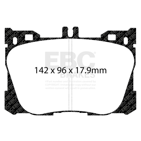 EBC Greenstuff 6000 Series Truck and SUV Brake Pad Set (DP63070)
