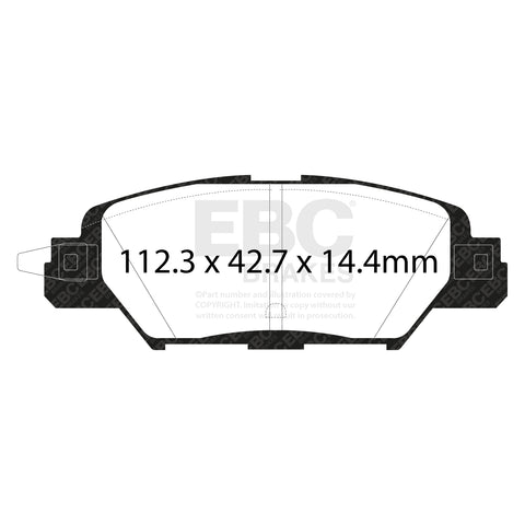 EBC Brakes Pad and Disc Kit (PD11KR666)