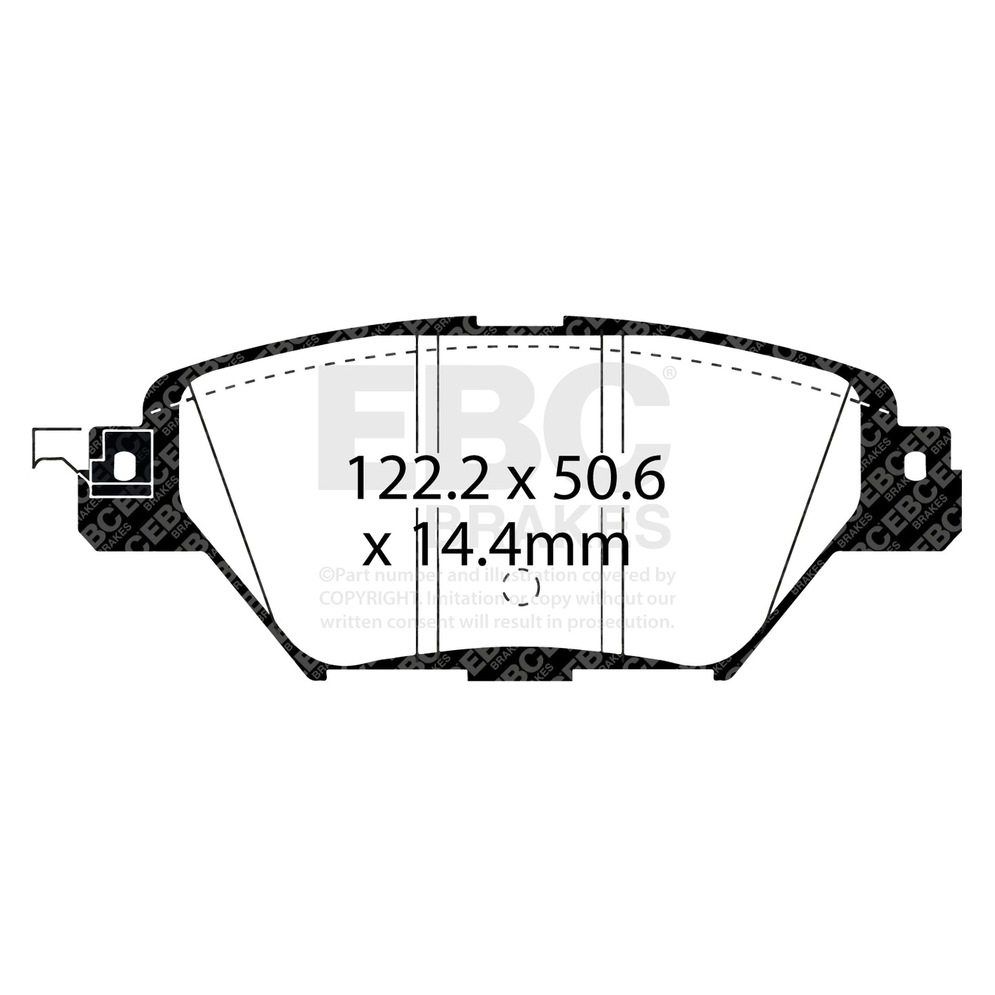 EBC Ultimax Brake Pad OE Replacement Set (DPX3083)