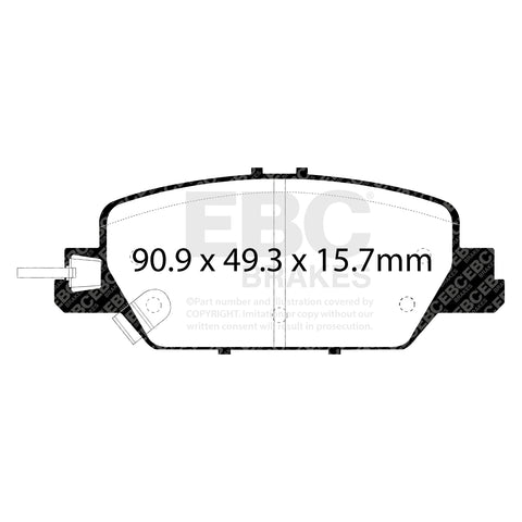 EBC Ultimax OE Replacement Brake Pad Set (DPX3085)