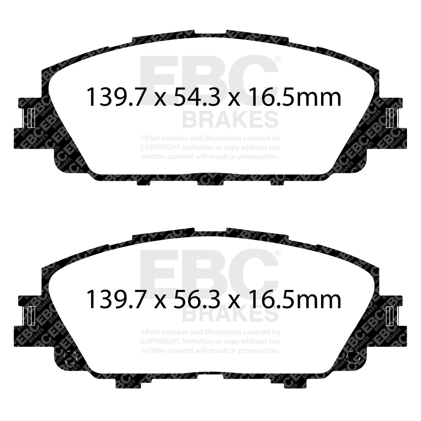 EBC Ultimax OE Replacement Brake Pad Set (DPX3099)