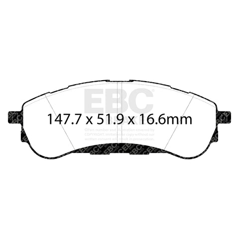 EBC Ultimax Brake Pad OE Replacement Set (DPX3108)