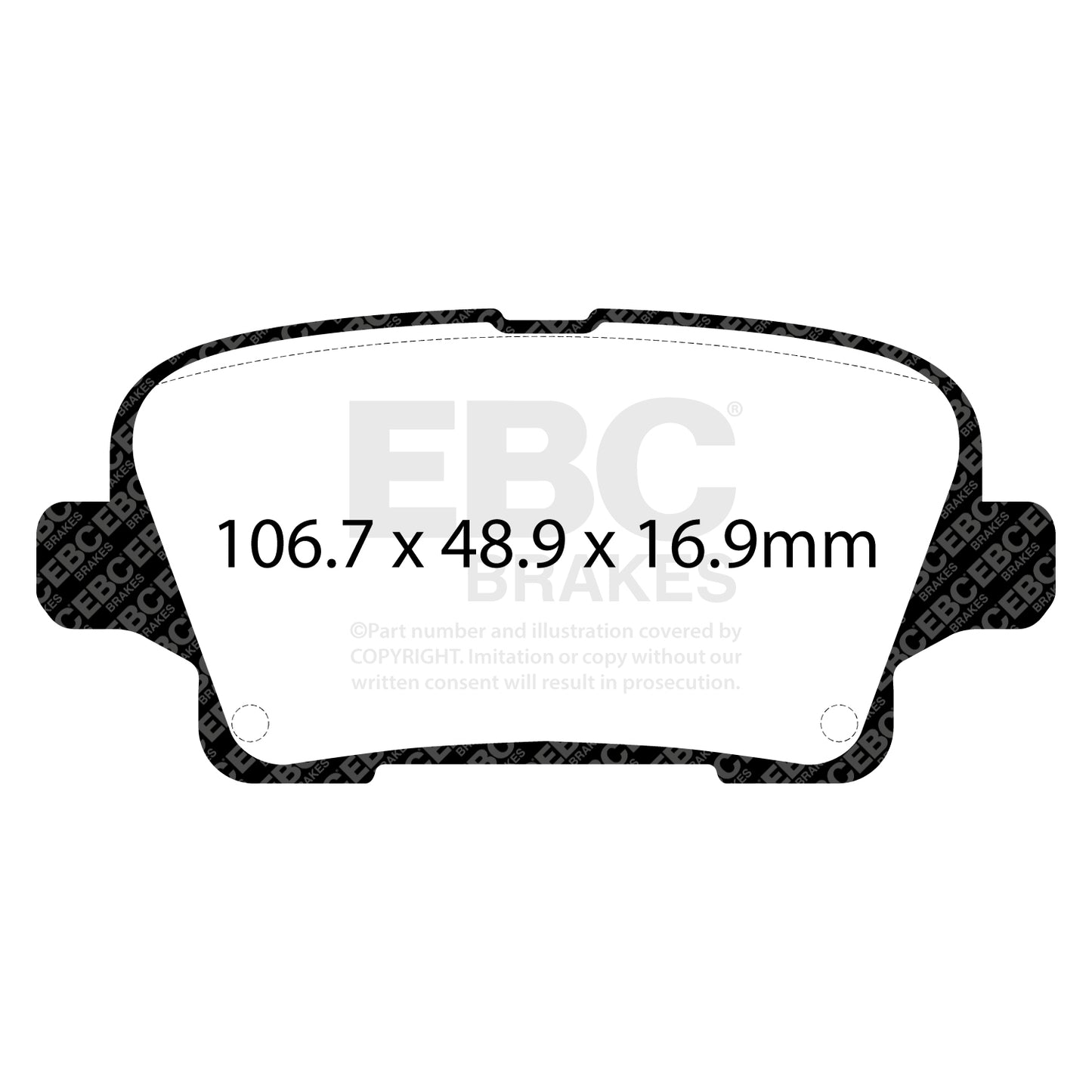 EBC Greenstuff 2000 Series Sport Brake Pad Set (DP23125)