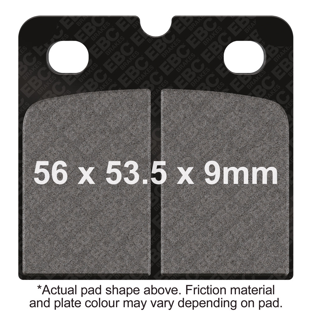 EBC - EBC Double-H Sintered Sportbike Pad Set (FA018HH)