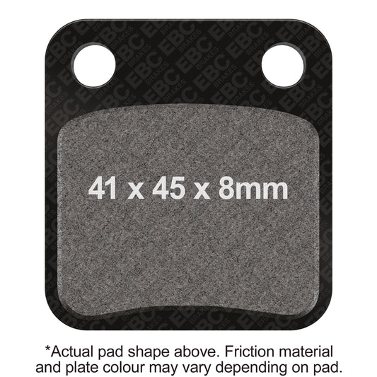 EBC - EBC Double-H Sintered Sportbike Pad Set (FA054HH)