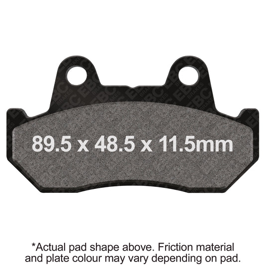 EBC - EBC Double-H Sintered Sportbike Pad Set (FA069/3HH)