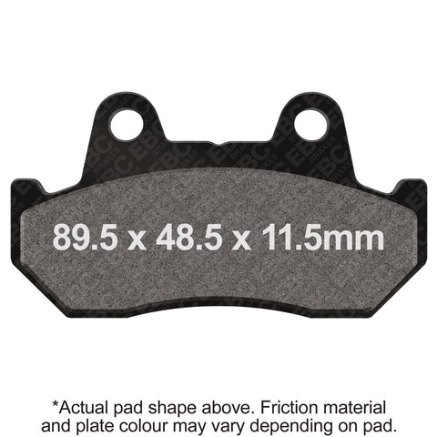 EBC - EBC Double-H Sintered Sportbike Pad Set (FA069/3HH)
