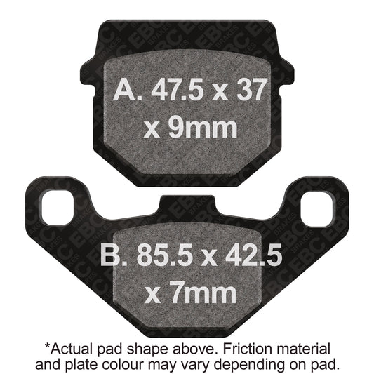 EBC - Carbon SCO Series Pads E391 (SFAC083)