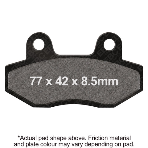 EBC - EBC Double-H Sintered Sportbike Pad Set (FA086/2HH)