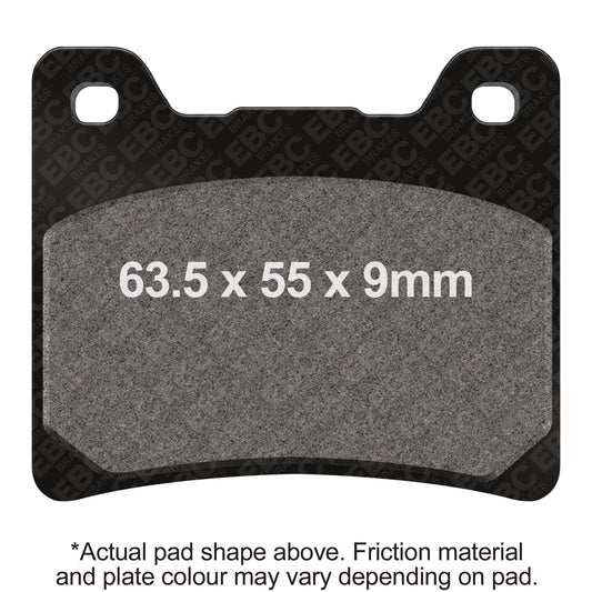 EBC - EBC Double-H Sintered Sportbike Pad Set (FA088HH)