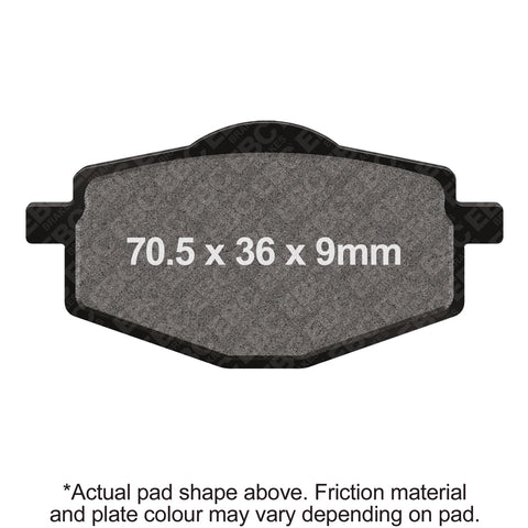 EBC - EBC Double-H Sintered Scooter Pad Set (SFA101HH)