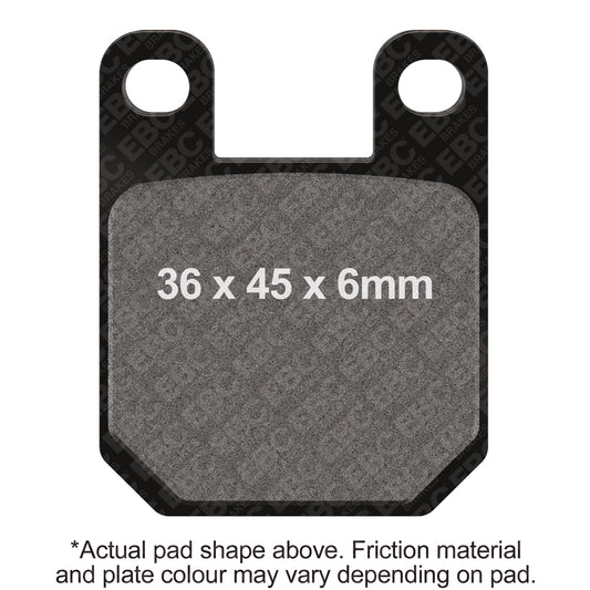EBC - EBC Double-H Sintered Scooter Pad Set (SFA115HH)
