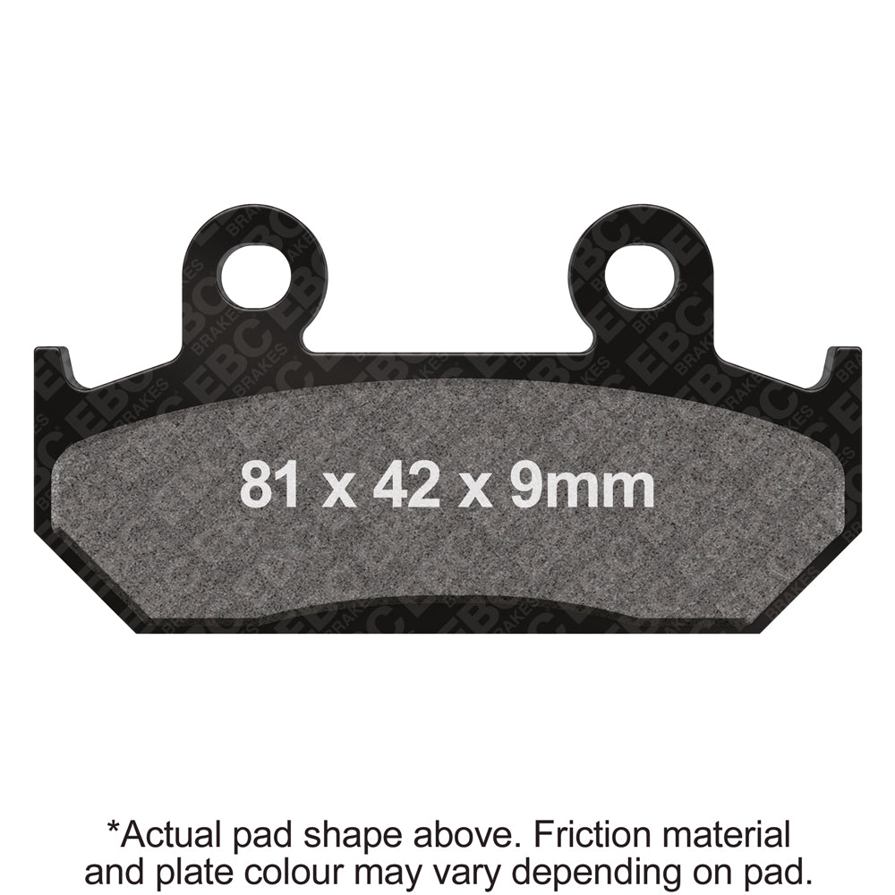 EBC - EBC Double-H Sintered Sportbike Pad Set (FA121HH)