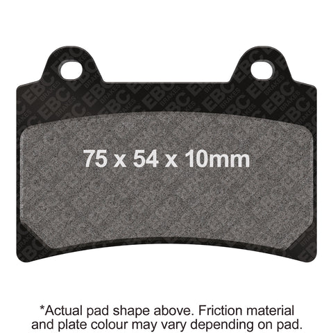 EBC - EBC Double-H Sintered Sportbike Pad Set (FA123HH)