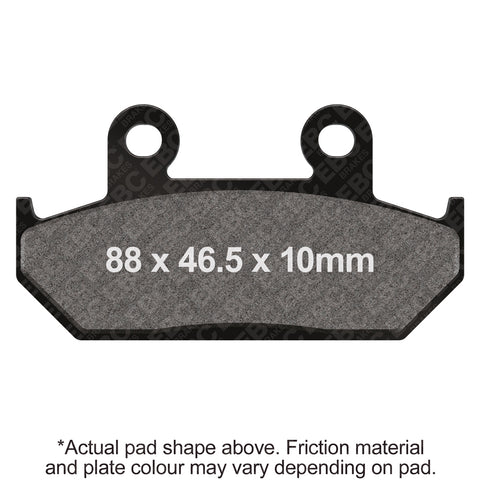 EBC - EBC Double-H Sintered Sportbike Pad Set (FA124/2HH)