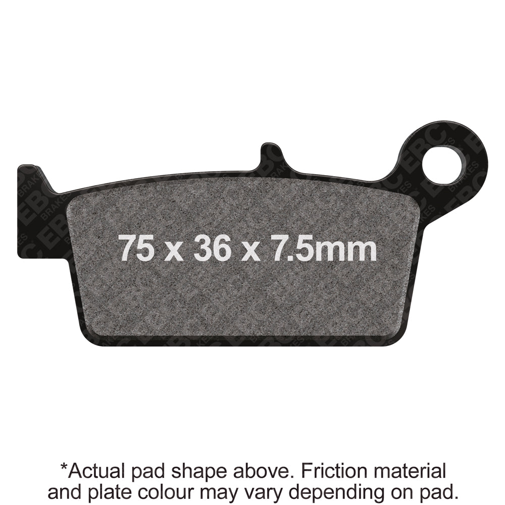 EBC - EBC Double-H Sintered Scooter Pad Set (SFA131/2HH)