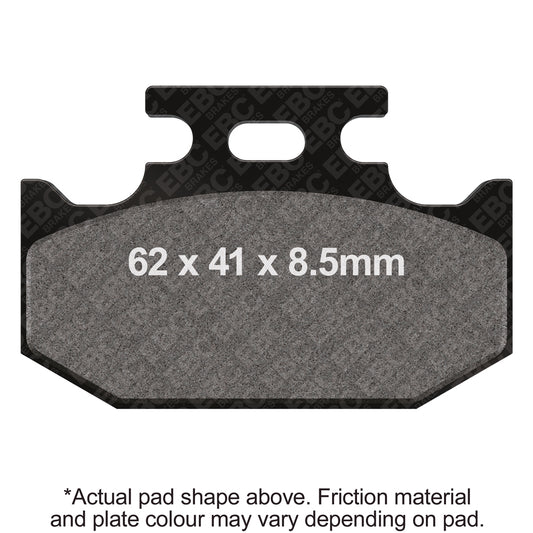 EBC - EBC MXS Formula MX Race Pad Set With Pins (MXS152)