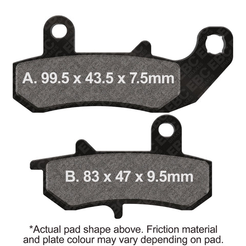 EBC - EBC Pad Set (FA157)