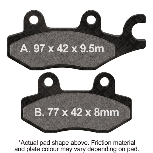 EBC - EBC Pad Set (FA165/2TT)
