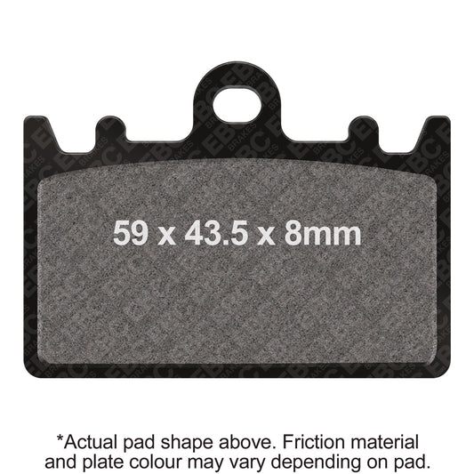 EBC - EBC Double-H Sintered Sportbike Pad Set (FA180HH)