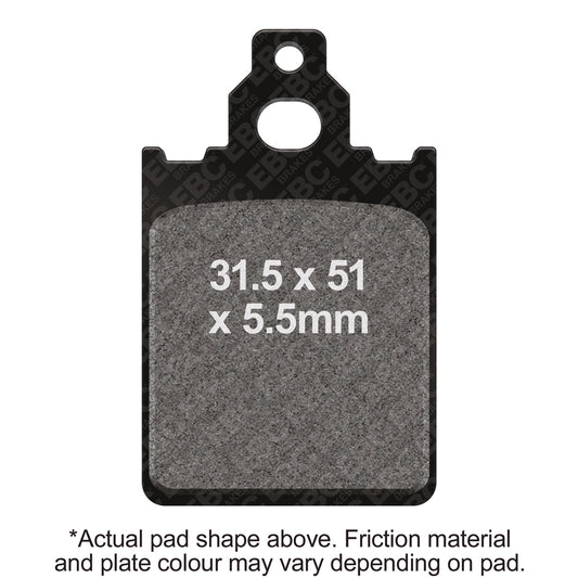 EBC - Carbon SCO Series Pads E391 (SFAC186)