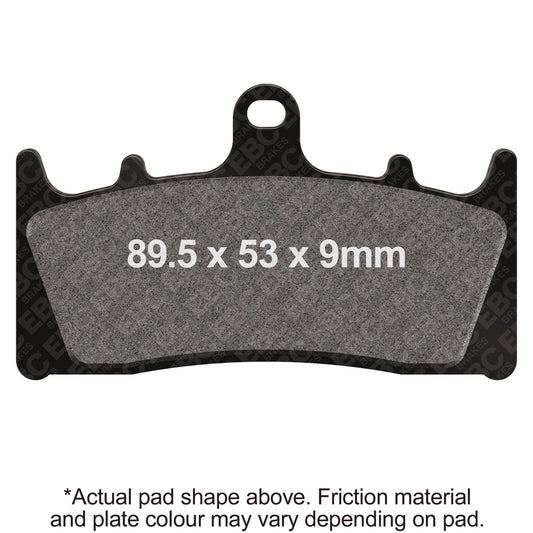 EBC - EBC Double-H Sintered Sportbike Pad Set (FA188HH)