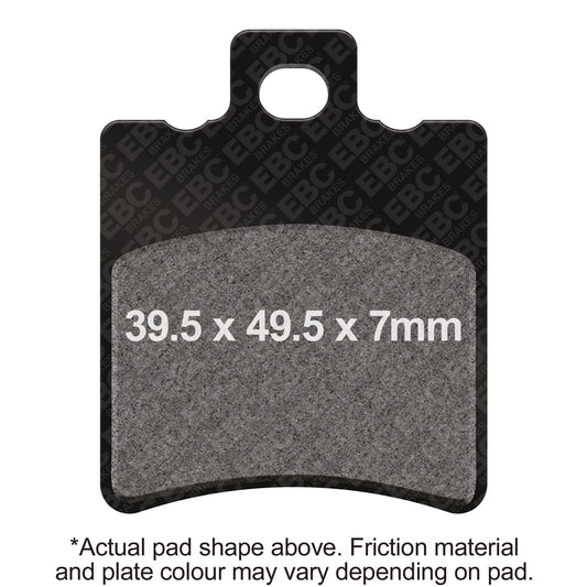 EBC - EBC Double-H Sintered Scooter Pad Set (SFA193HH)