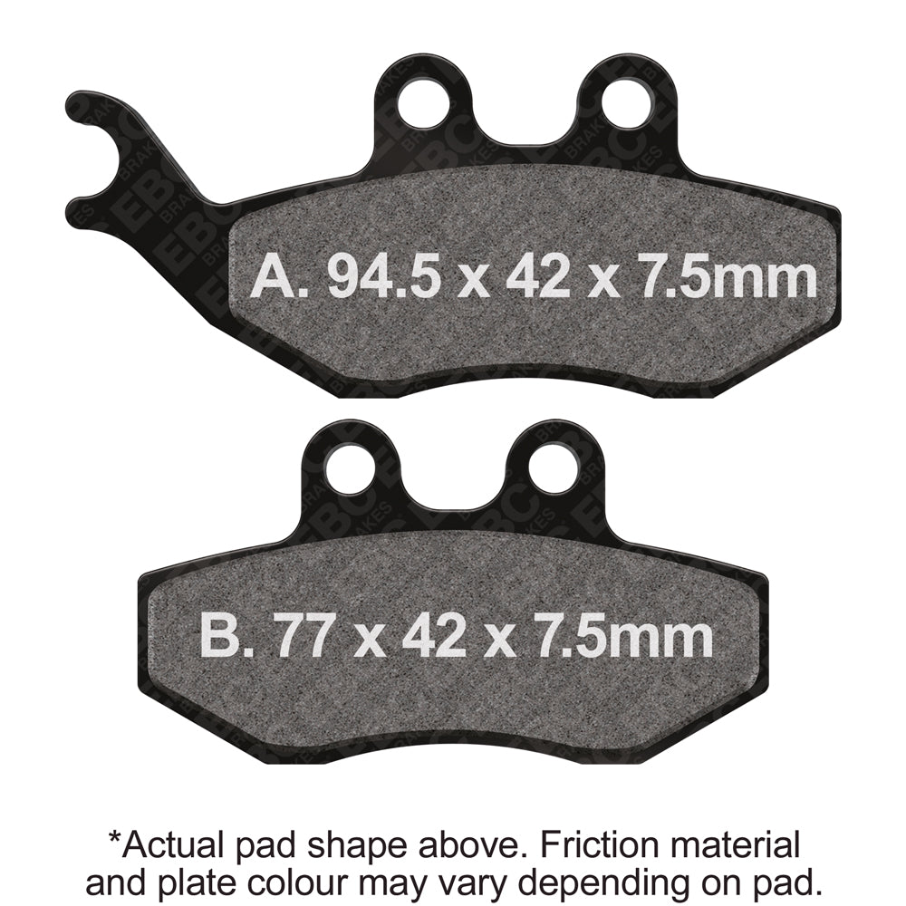 EBC - EBC Double-H Sintered Sportbike Pad Set (FA194HH)