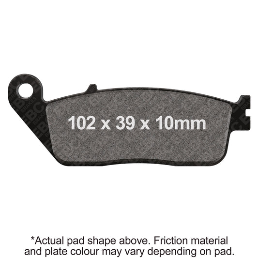 EBC - EBC Double-H Sintered Sportbike Pad Set (FA196HH)
