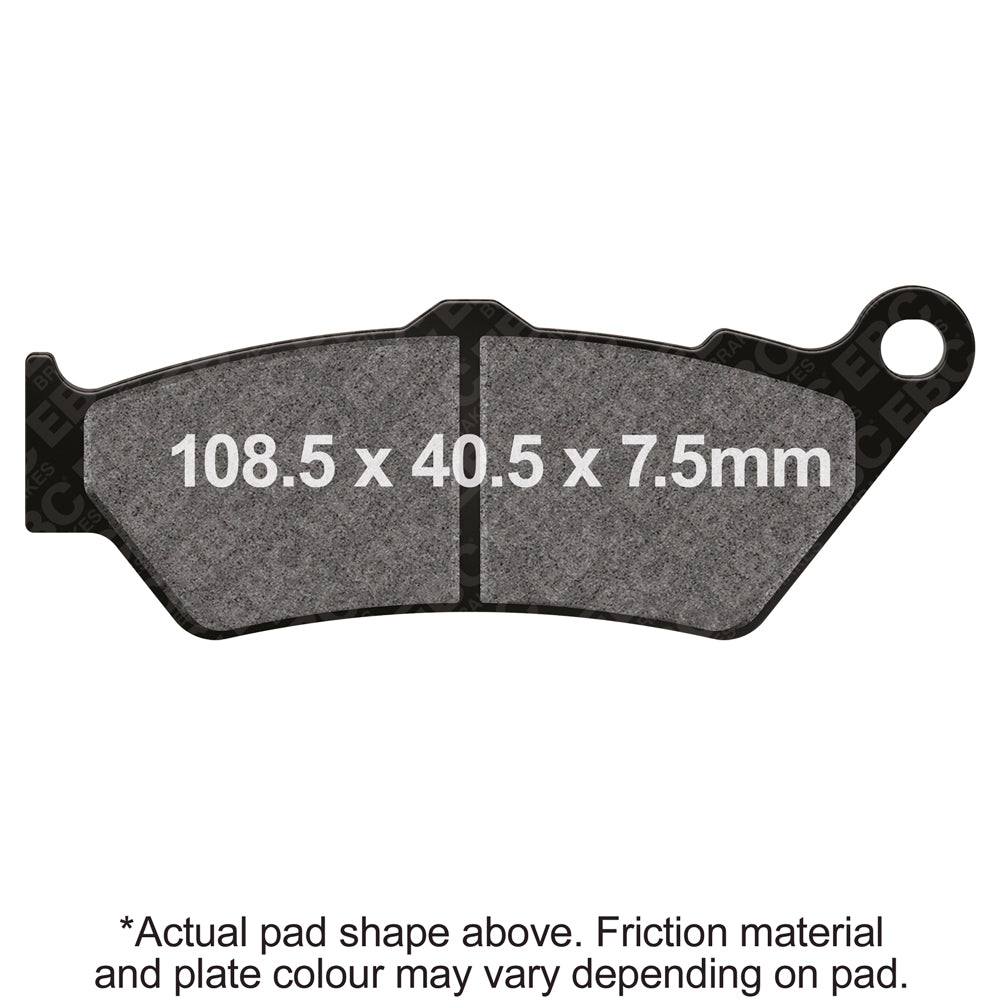 EBC - EBC Double-H Sintered Scooter Pad Set (SFA209/2HH)