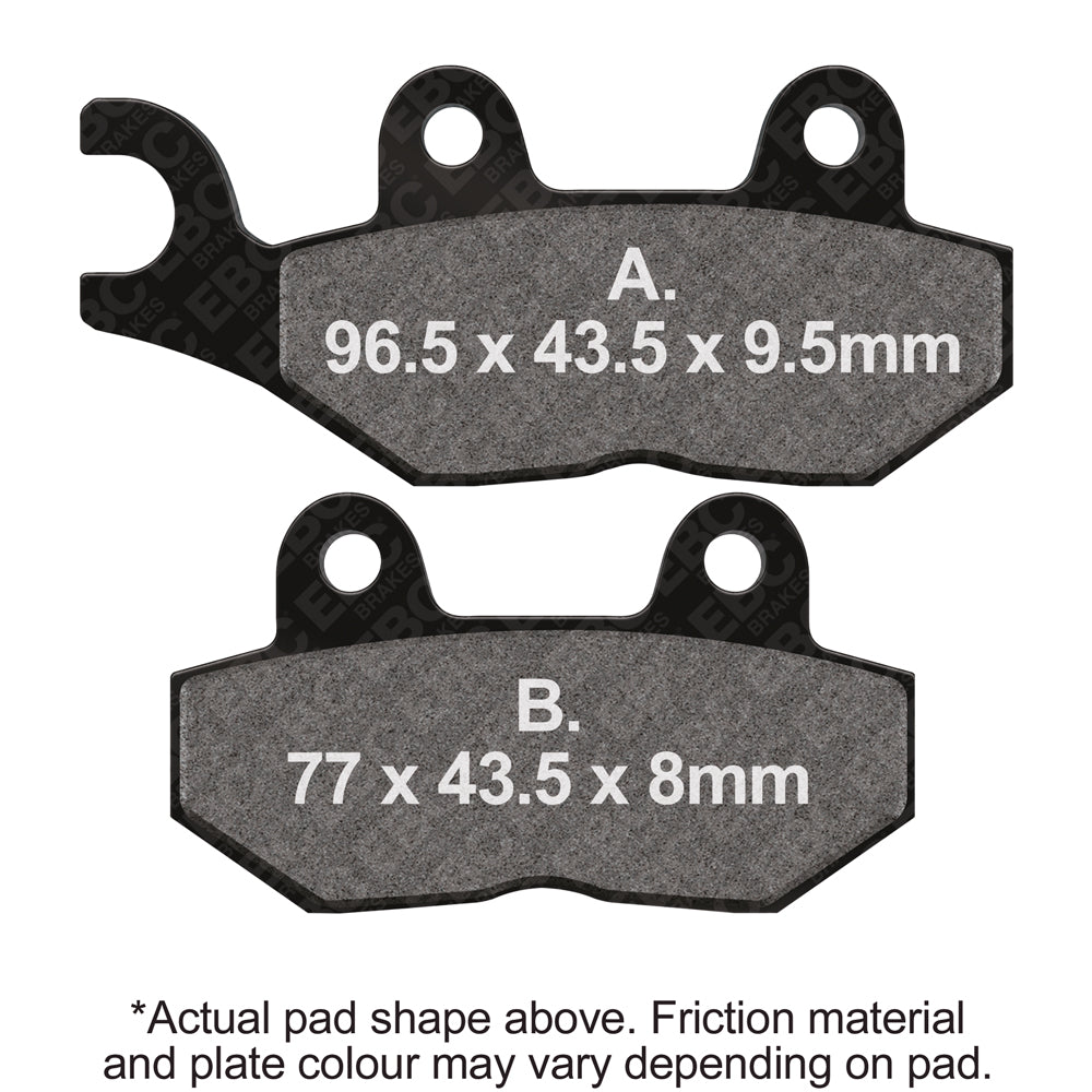 EBC - EBC Double-H Sintered Sportbike Pad Set (FA214/2HH)